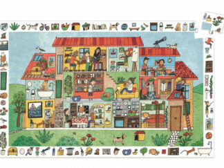 Vyhledávací puzzle s plakátem - Dům - 35 ks