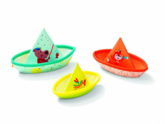 Lilliputiens - 3 plovoucí lodičky - hračka do vody