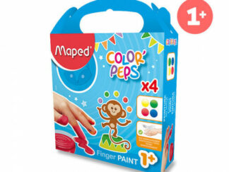 Prstové barvy Maped Color'Peps - 4 x 80 ml