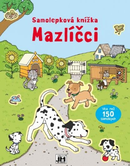 Mazlíčci -  samolepková knížka