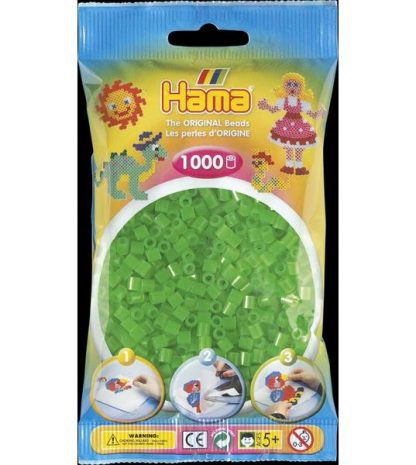 Hama Midi - korálky neónové zelené 1000 ks