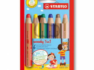 Pastelky Stabilo Woody 3 in 1 - 6 barev