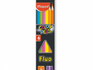 Pastelky Maped Color´Peps Fluo - 6 barev