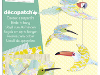 Velký kreativní box Decoupage ptáci