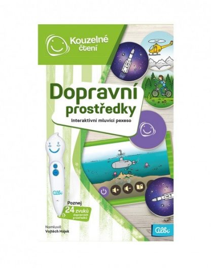 Kouzelné čtení - Pexeso - Dopravní prostředky