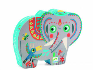 Puzzle - slon indický - 24 dílků