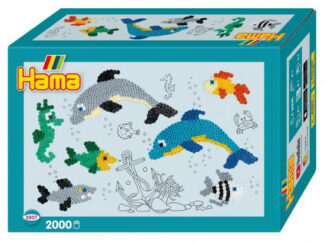 Hama Midi -  malý svět - delfíni - 2000 ks