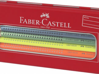 Pastelky Faber-Castell Jumbo Grip Neon v dárkové krabičce - 10 barev