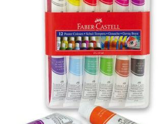 Temperové barvy Faber-Castell v tubě - 12 barev