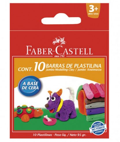 Modelovací hmota Faber-Castell - 10 barev