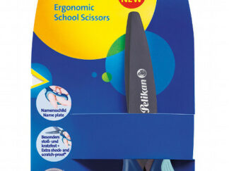 Dětské ergonomické nůžky Griffix s kulatou špičkou - pro leváky