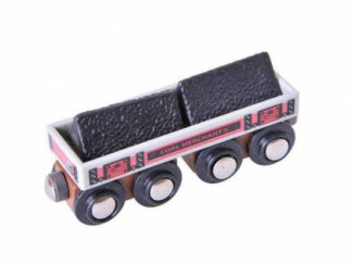 Bigjigs - Dlouhý vagónek s uhlím