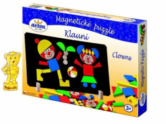 Magnetické puzzle - klauni