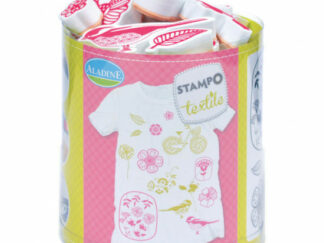 Stampo textil - kytičky - 15 ks