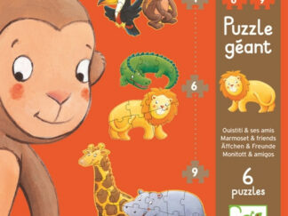 Sada 6 puzzle pro nejmenší Opičák a jeho kamarádi