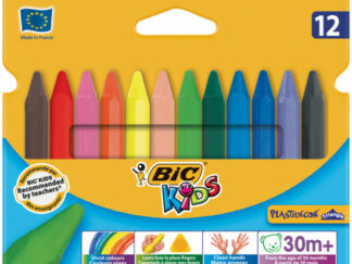 Voskové pastely Bic Kids Plastidecor Triangle - 12 barev