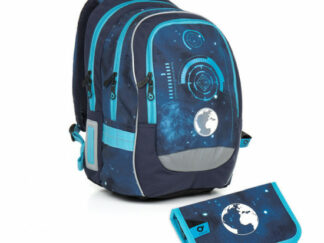 Školní batoh a penál Topgal  - CHI 799 D Blue + CHI 813