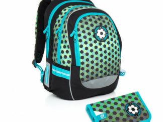 Školní batoh a penál Topgal  - CHI 800 E Green + CHI 814 E Green