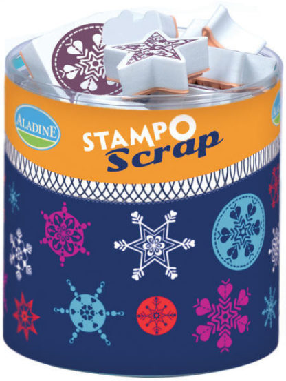 Stampo scrap -  sněhové vločky