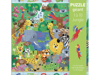 Puzzle - Džungle od 1 do 10 - 54 ks