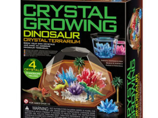 Dinosauří terárium s krystaly